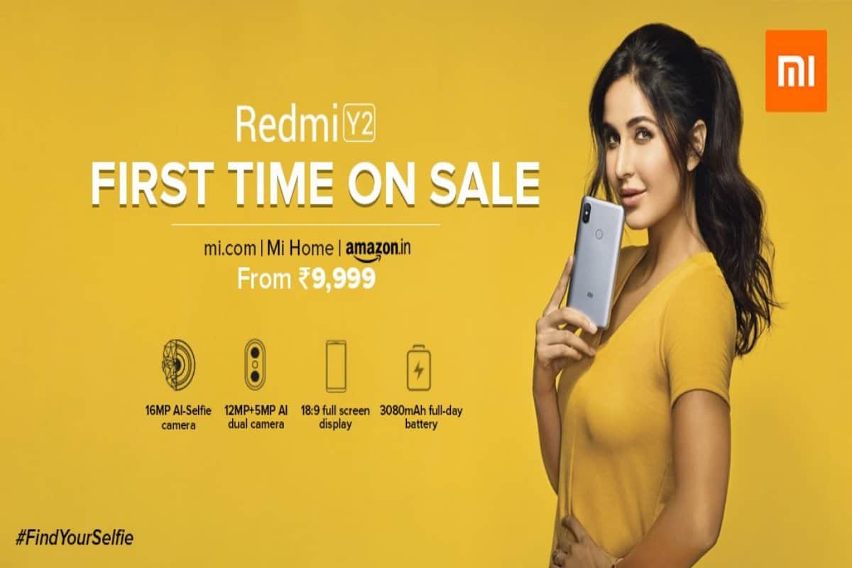 Xiaomi Redmi Y2 Goes to Sale for the First Time in India Today via Amazon