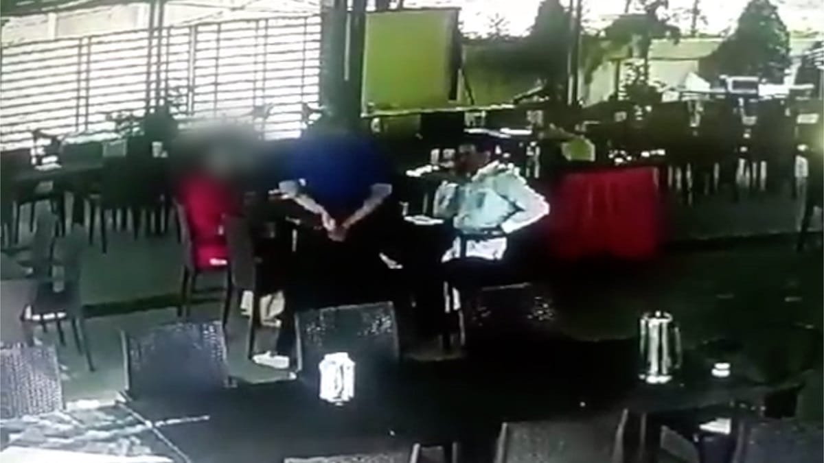 Who is this woman with bhayyuji maharaj, whom he met in restaurant a day before suicide