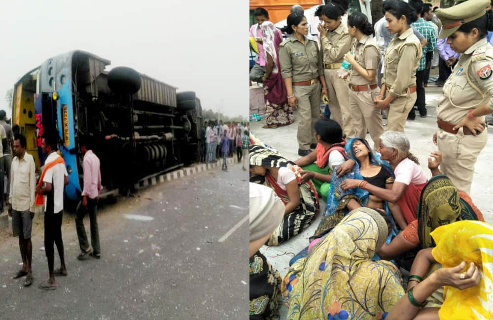 17 people killed in tourist bus accident mainpuri