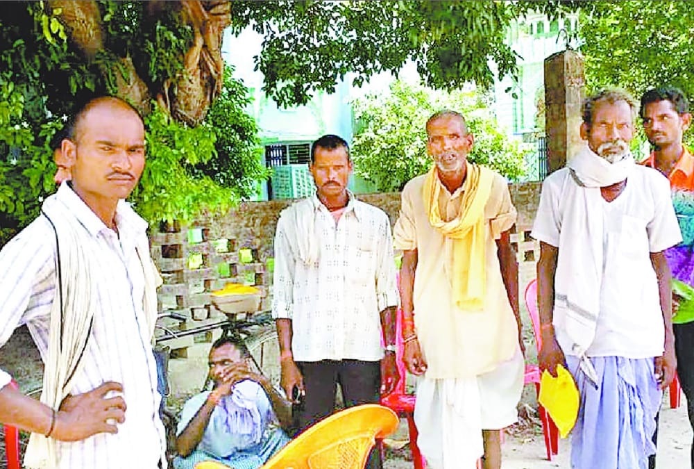 two children died after falling in pathole in bahraich.