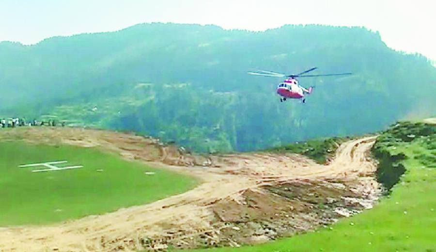 पर्यटन स्थल पराशर को मिल सकता है हेली टैक्सी का तोहफा