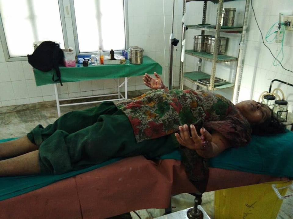 Leopard Died after attack on women in srinagar