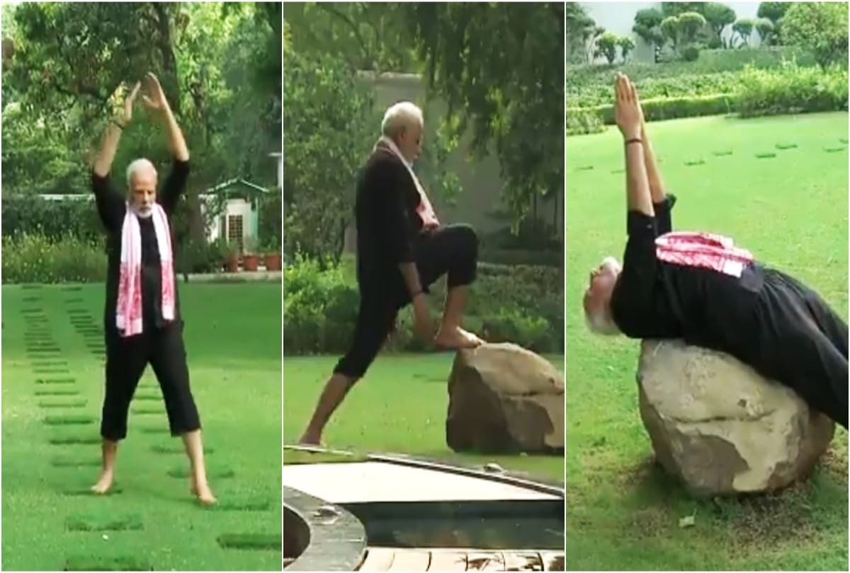 pm modi complete virat kohli fitness challenge share video
