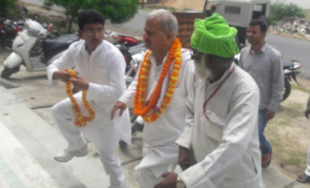 sp workers welcomed naresh uttam