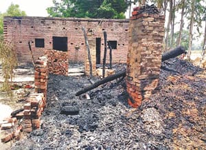Complaint against the police Scandal over Dalits