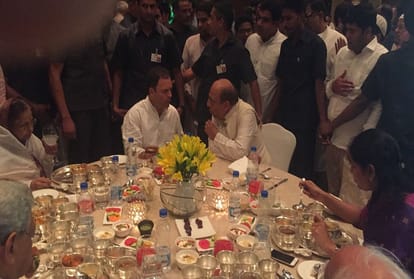  Rahul Gandhi Iftar Party, Opposition Congress alliance in Delhi Taj Hotel