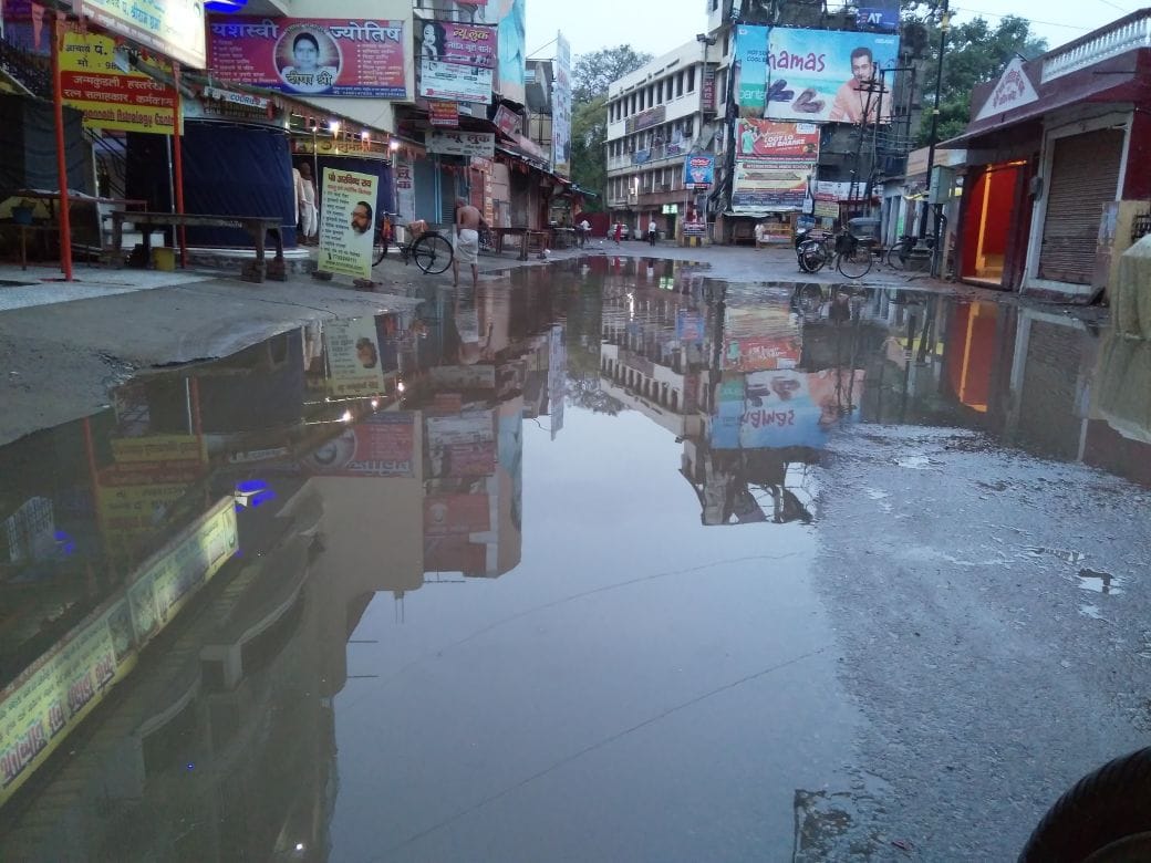 Pre monsoon rains in varanasi disclose the Preparation of nagar nigam