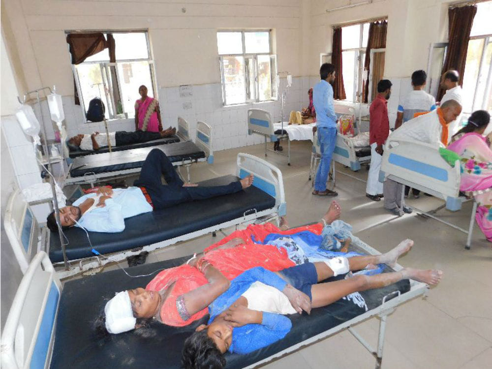 Mostly Muslims  killed in Mainpuri Road Accident