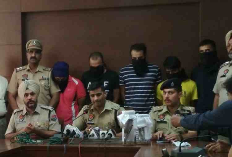 mohali police arrest five members of sampat nehra gang