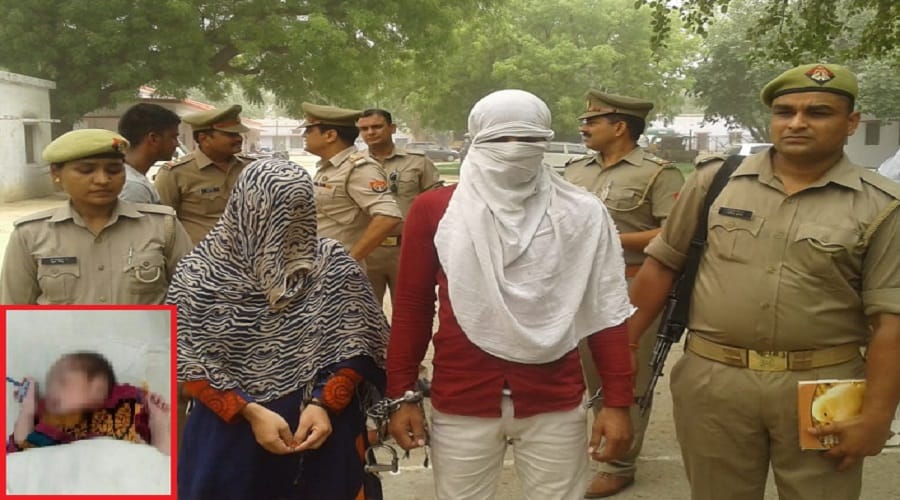 UP: In Muzaffarnagar husband and wife arrested, had left the innocent girl