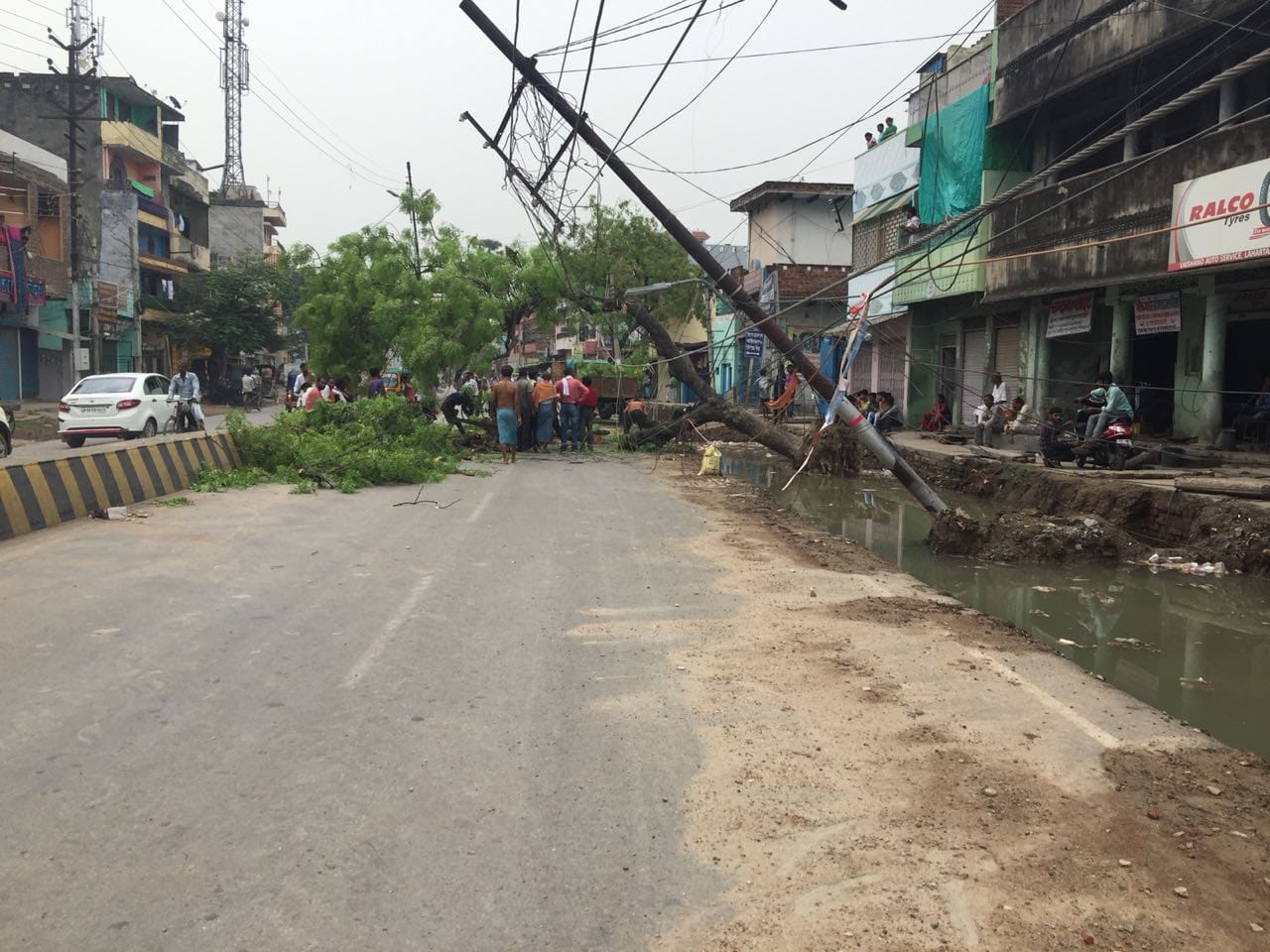 Pre monsoon rains in varanasi disclose the Preparation of nagar nigam