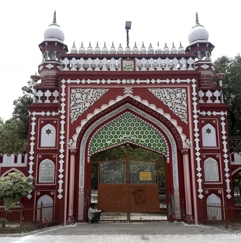 The foundation of Idgah laid with silver corners