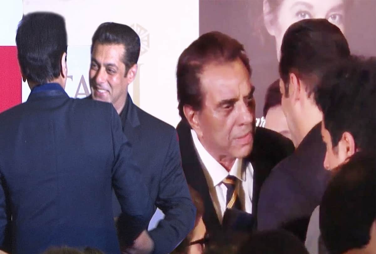 Dharmendra gives his best wishes to salman khan for race 3
