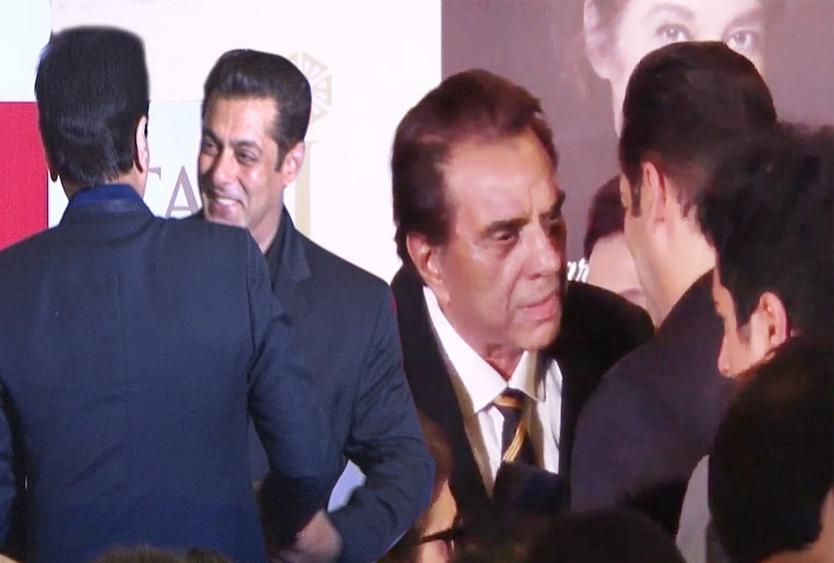 Dharmendra gives his best wishes to salman khan for race 3