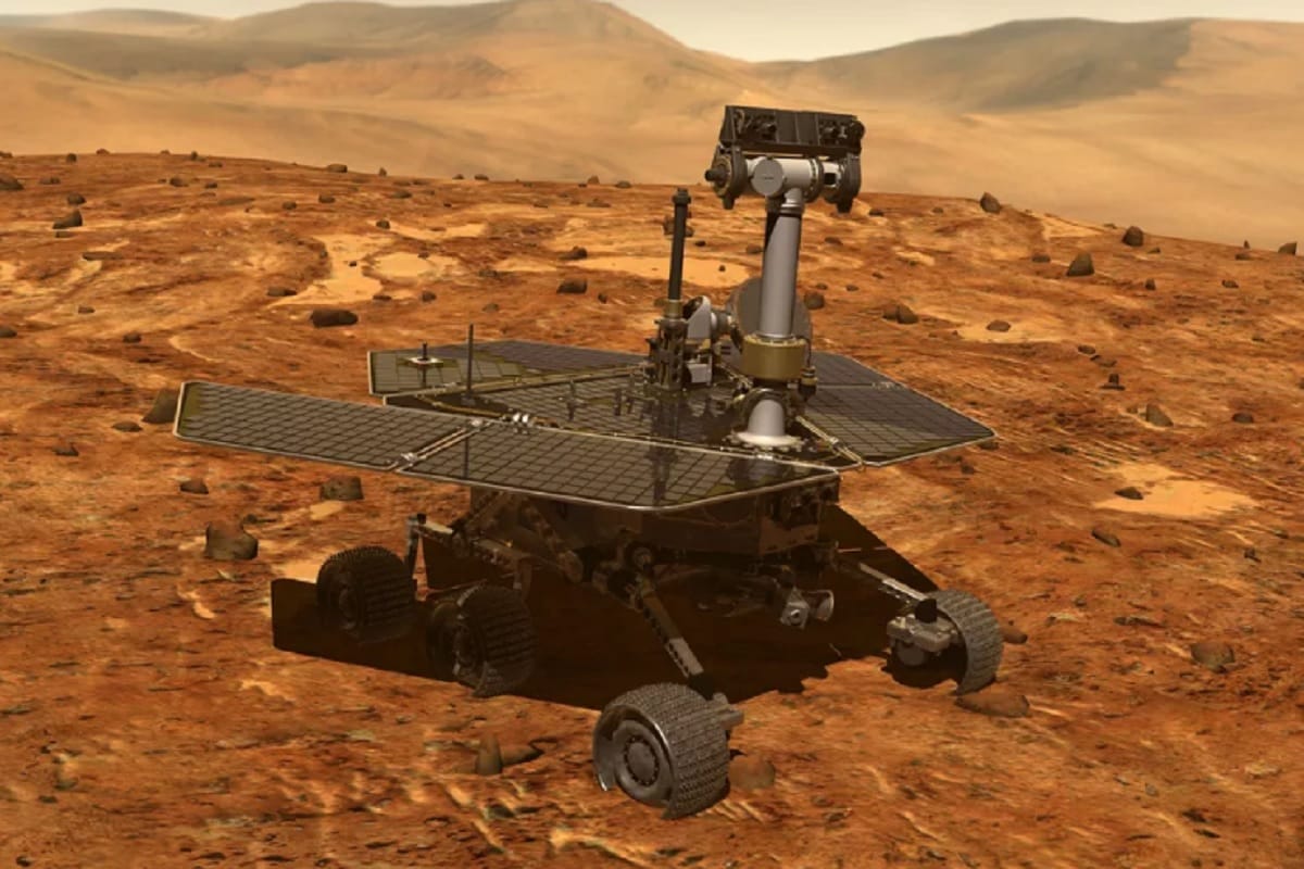 Dust storm on Mars and NASA opportunity rover is in a deep sleep