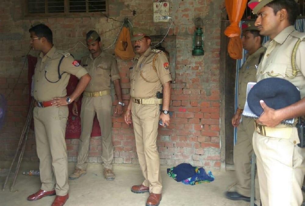 A man murdered his daughter and his friend in ambedkarnagar.