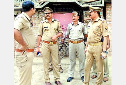A man murdered his daughter and his friend in ambedkarnagar.