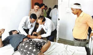 purohit beaten to mla nephhew 
