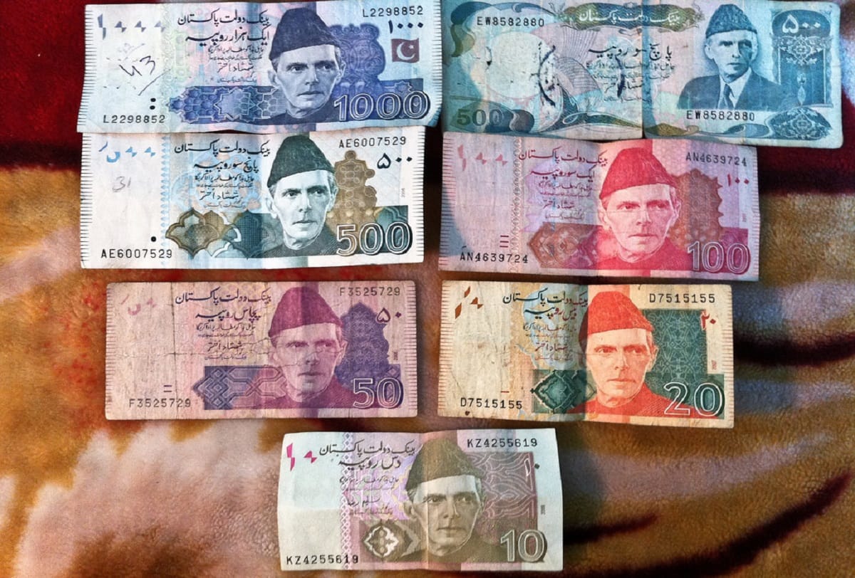 pakistani rupee equals to 50 paise, value crosses 122 dollar mark
