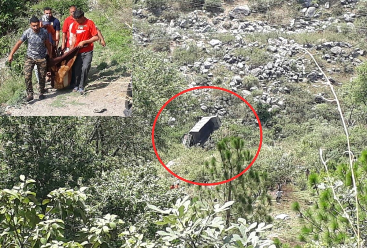 Chamba Truck plunges into gorge four killed