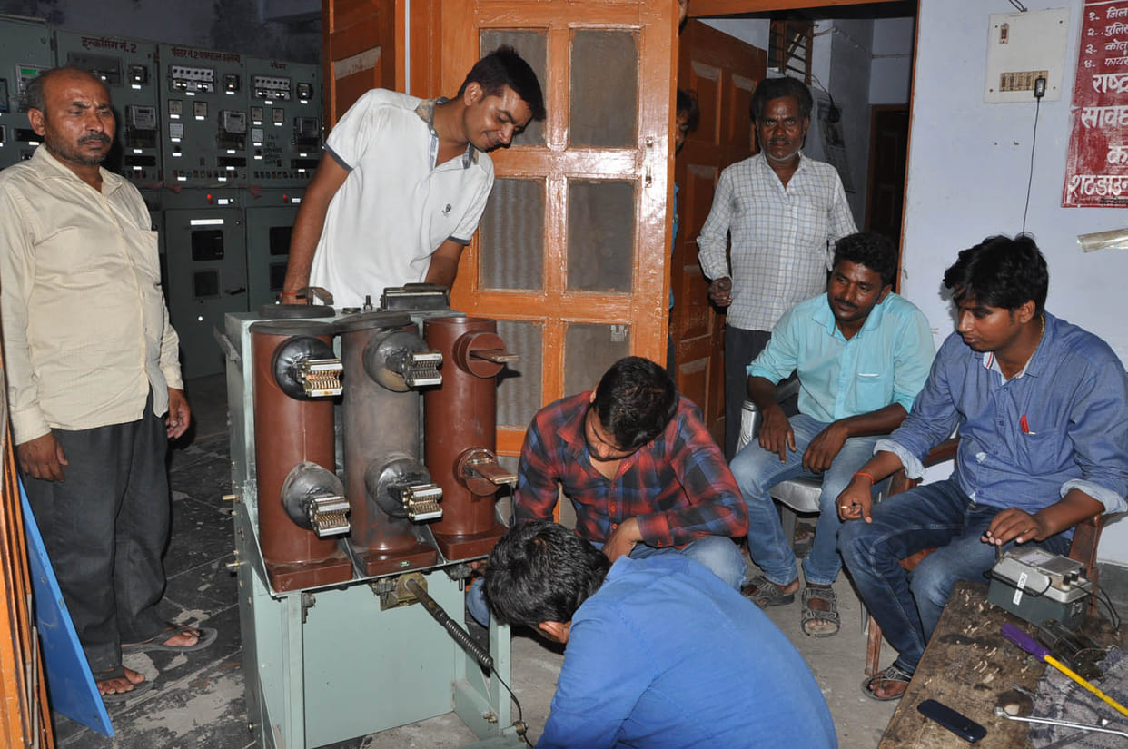 Power supply in six places