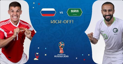 fifa world cup 2018 russia vs saudi arabia first match live report