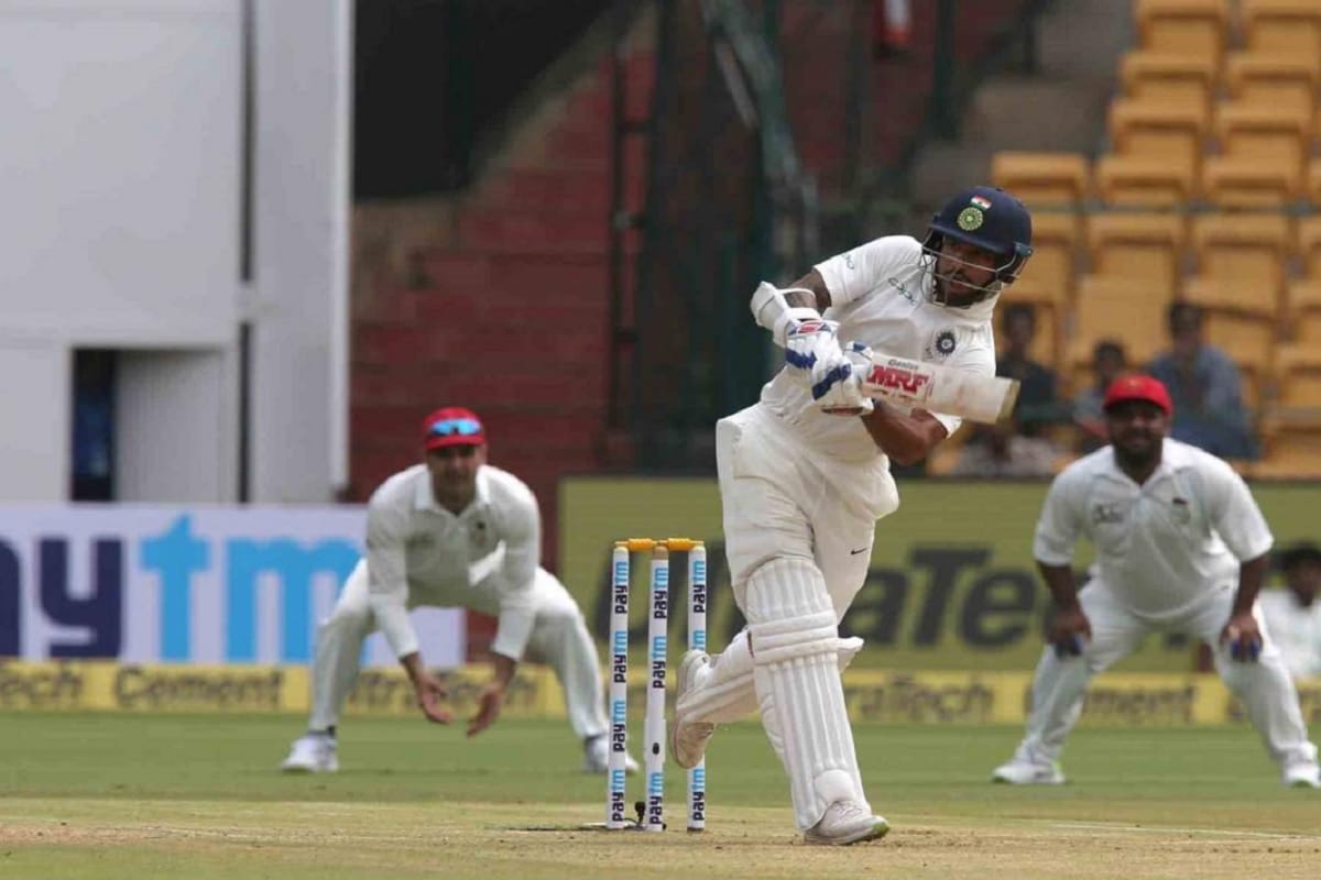Shikhar Dhawan becomes first Indian to smash Test century on session 1 on Day 1