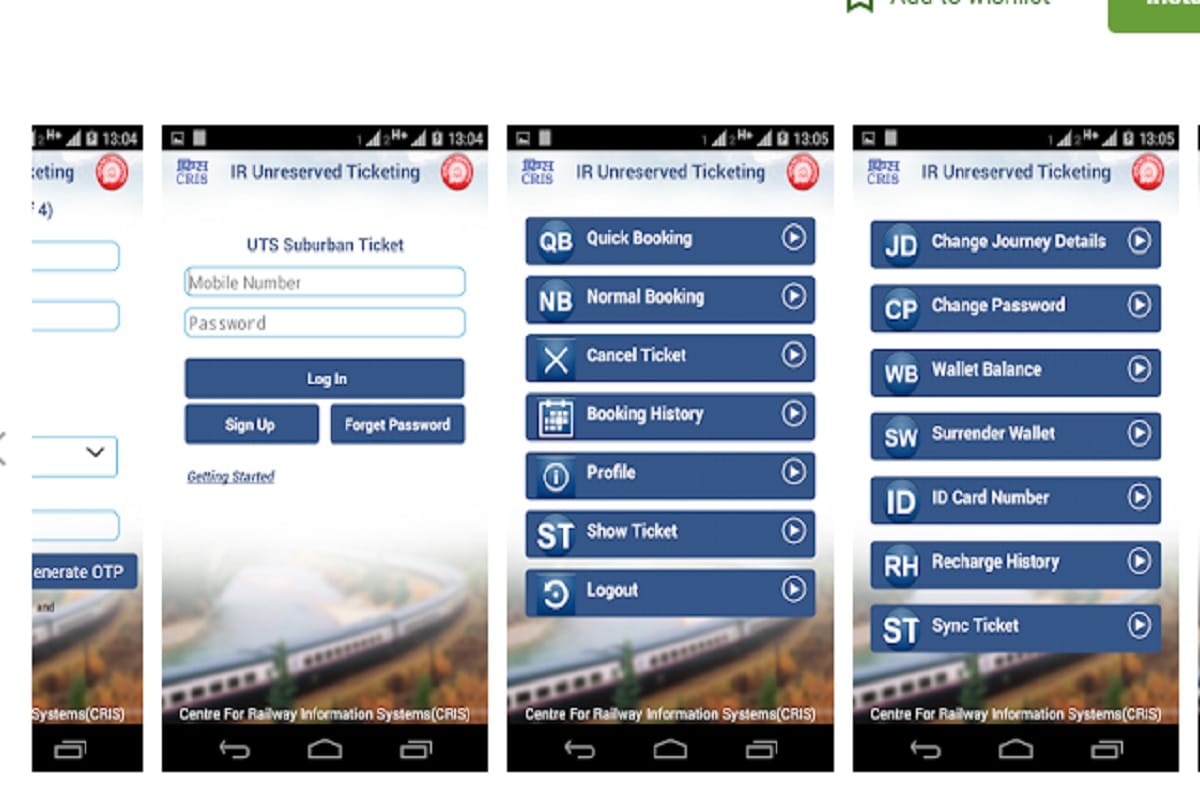 rail passengers can buy general ticket through mobile app