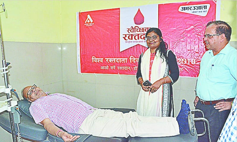 Resolve to save precious life by donating blood