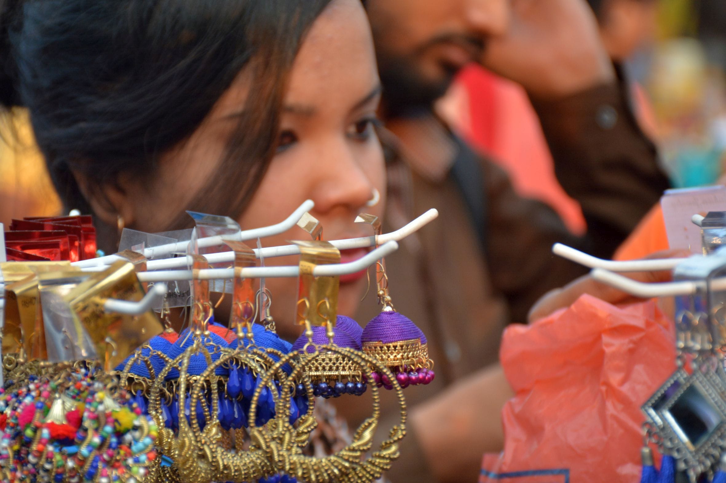 purchasing in market for eid celebration