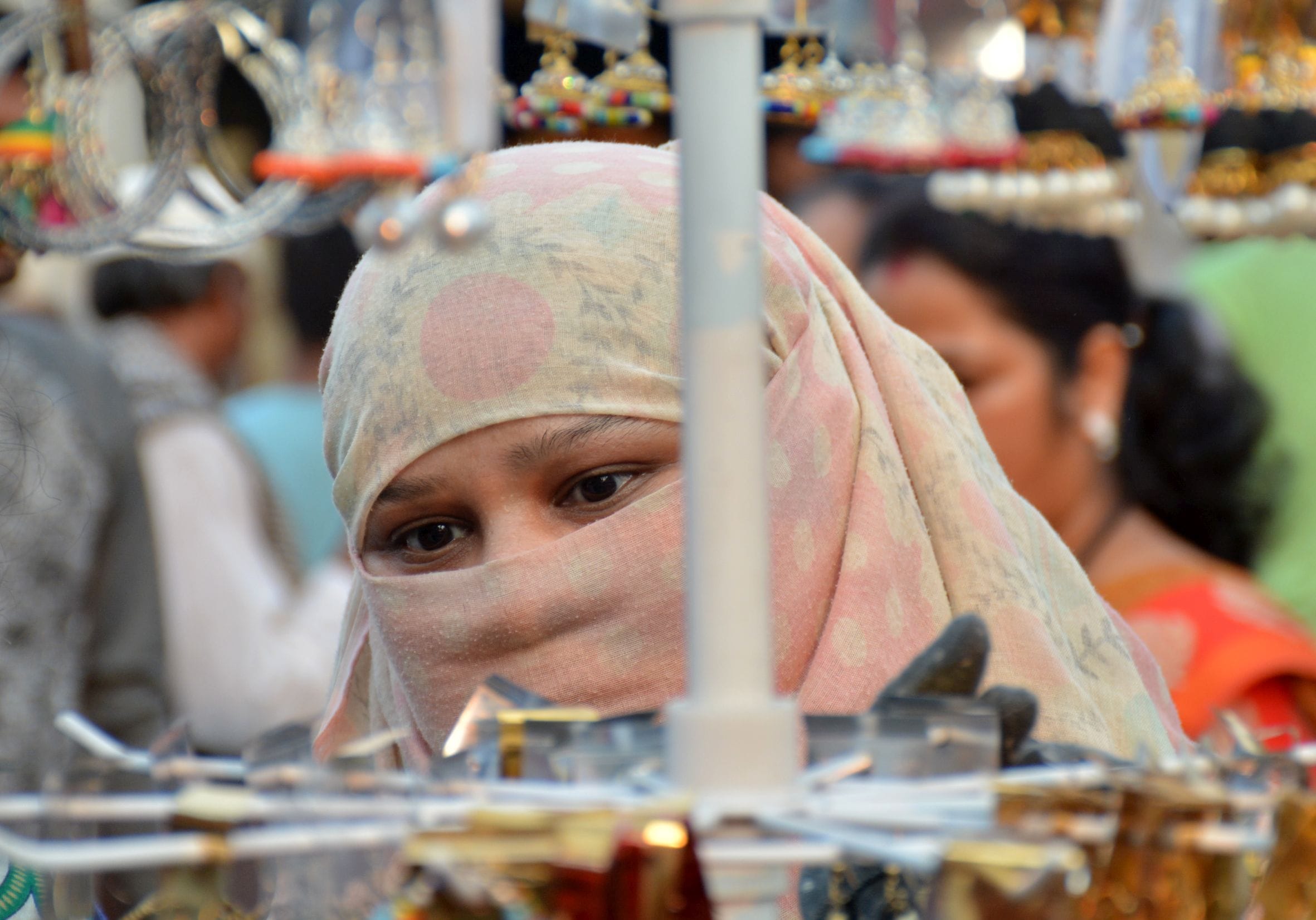 purchasing in market for eid celebration