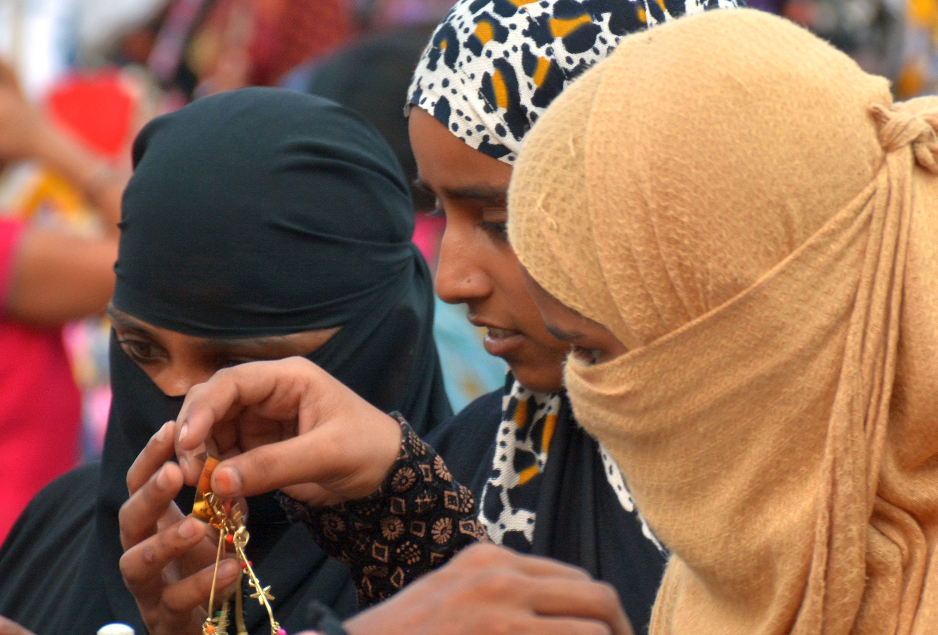 purchasing in market for eid celebration