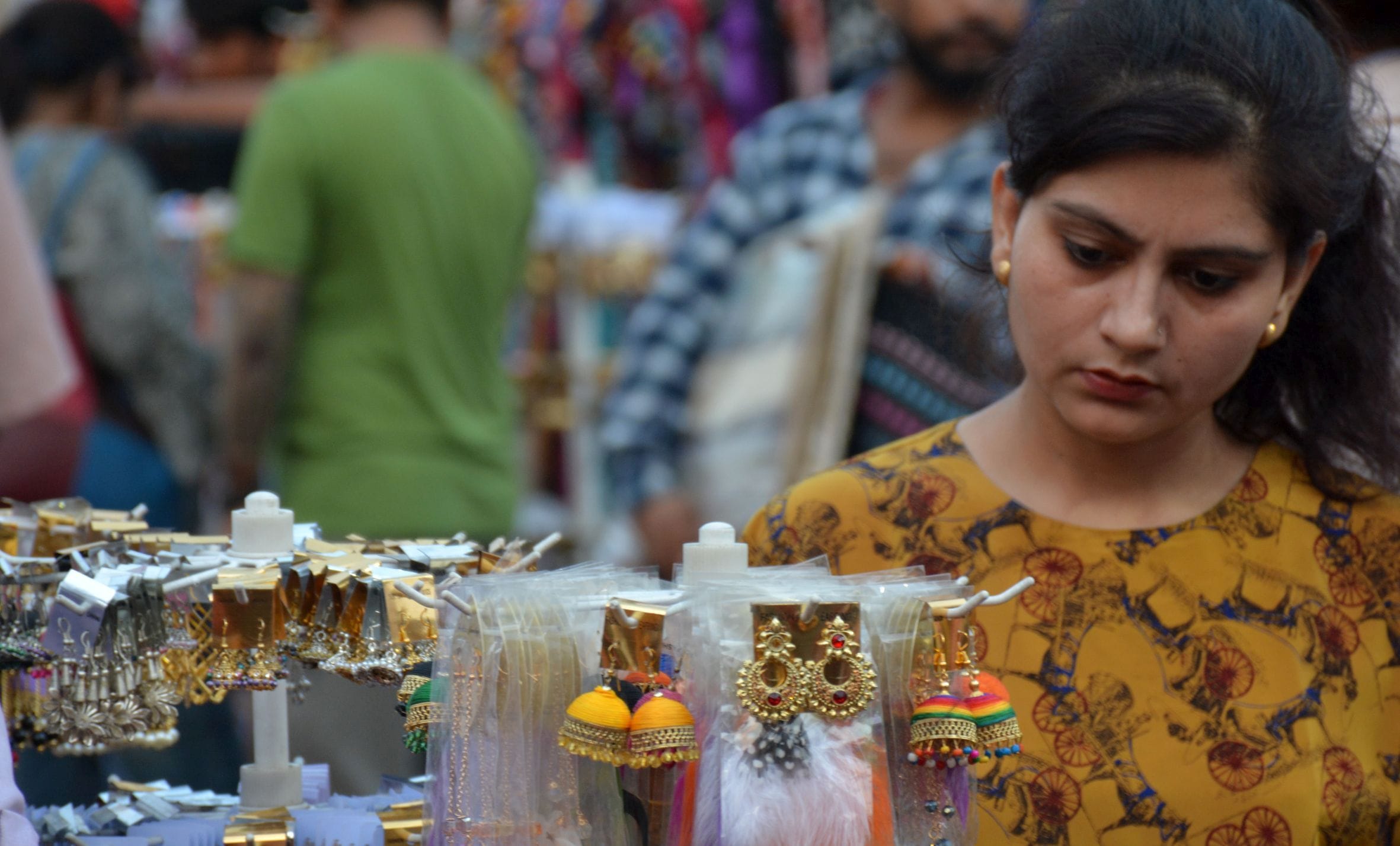 purchasing in market for eid celebration