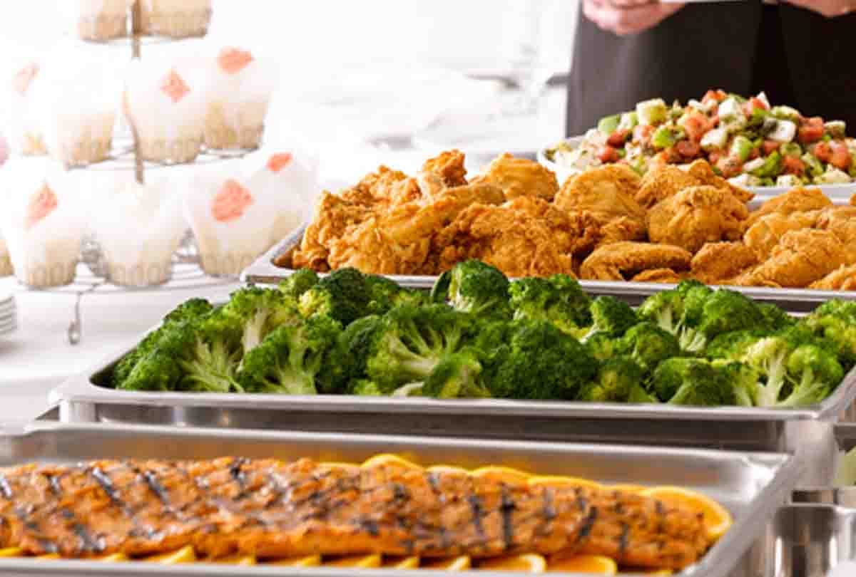 Branded dish in the wedding menu