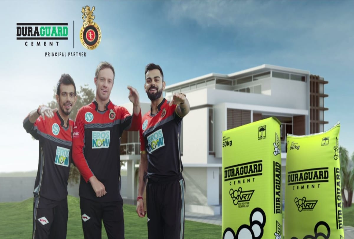 kohli devilliers chahal and macklem came together for duraguard cement campaign