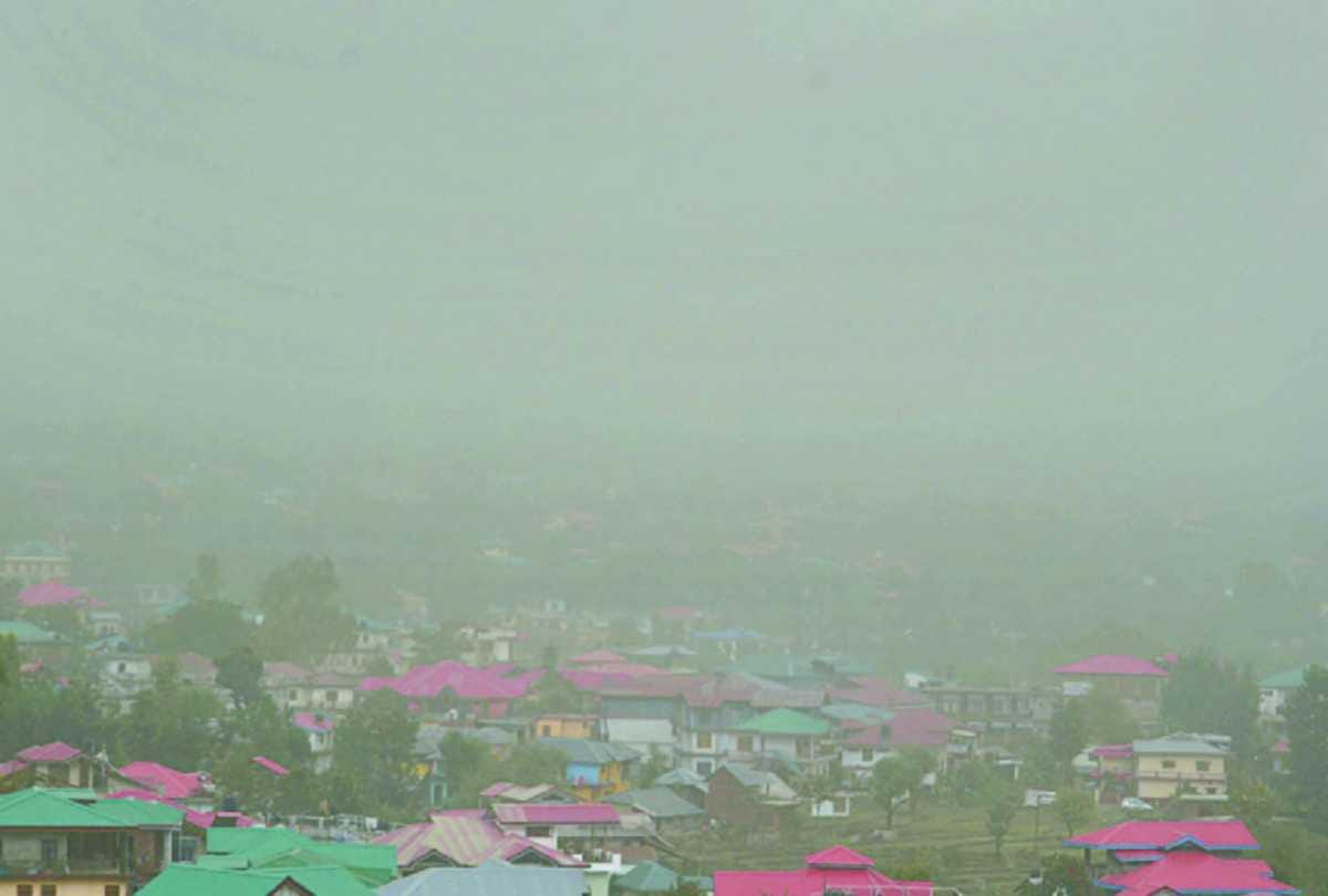 shimla weather forecast whole Himachal wrapped in thick dust sheet
