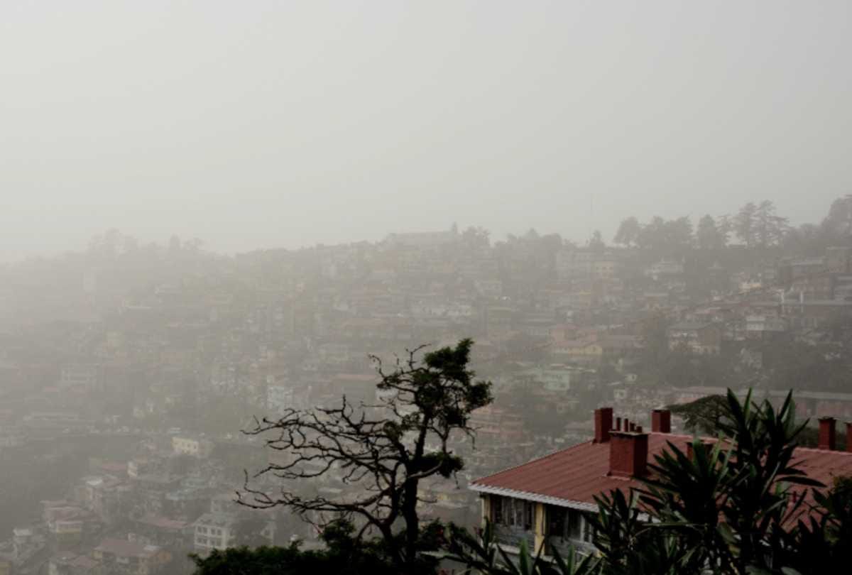 shimla weather forecast whole Himachal wrapped in thick dust sheet