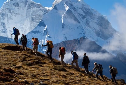 23 members team trapped in chittkul Kinnaur while on trekking one died