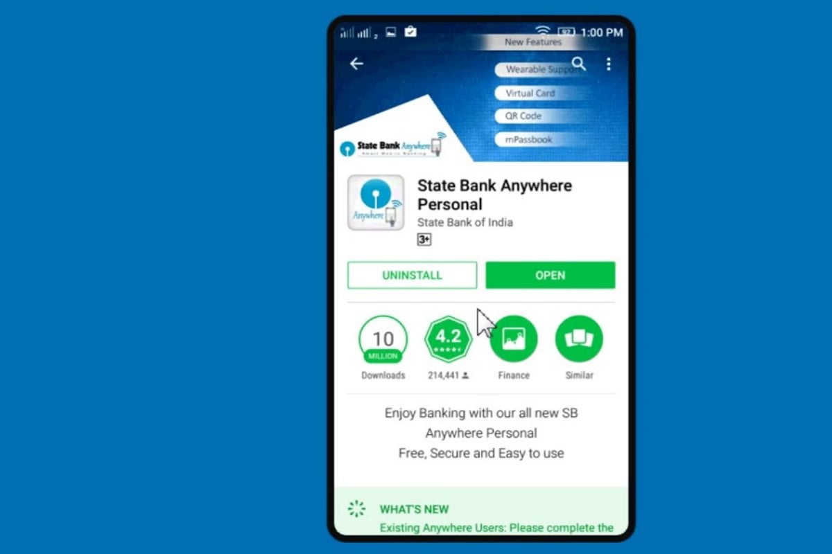 SBI Anywhere Personal