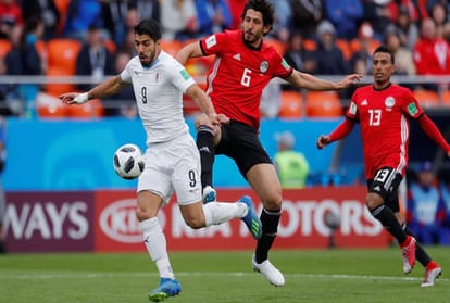 fifa world cup 2018 Egypt vs Uruguay SECOND match live report from Ekaterinburg Arena