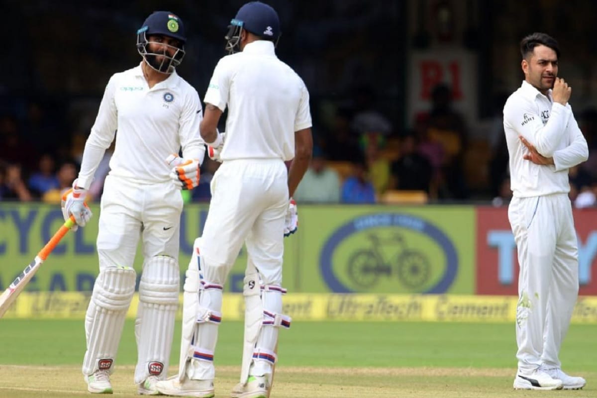 india vs afghanistan one off test stats and records