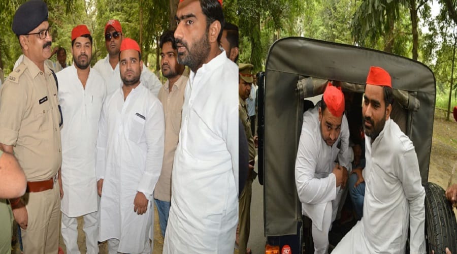 UP: Eight people including SP leader Atul Pradhan arrested