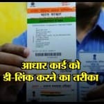 de link your AADHAR from bank account and digital wallet