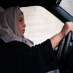Women Driving car