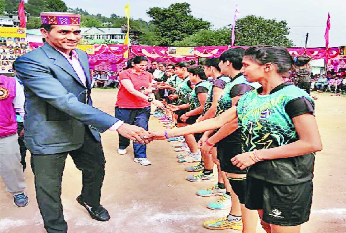 National women's volleyball competition started at jubbal shimla
