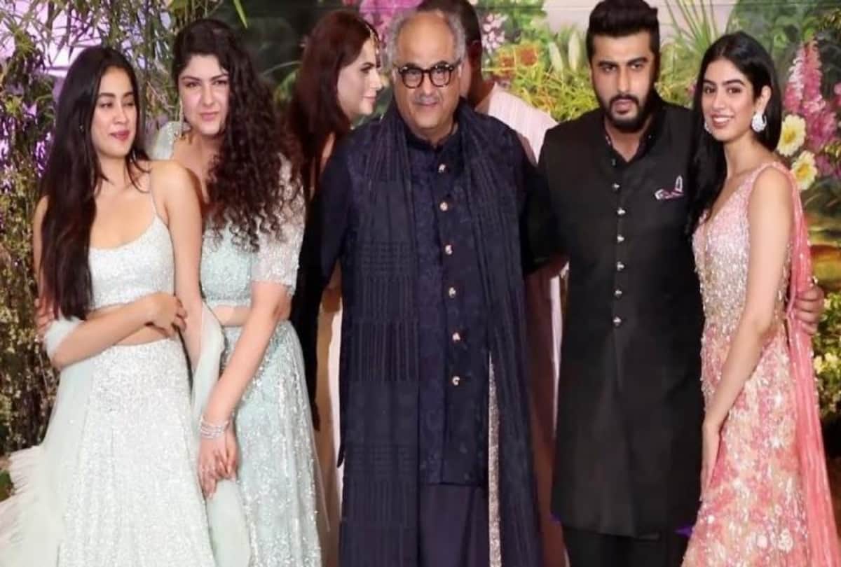 janhvi kapoor share her father boney kapoor new photo with weight loss