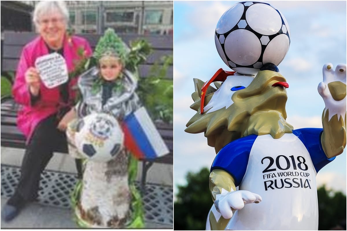 a lady run her bussines in moscow through the football goddess