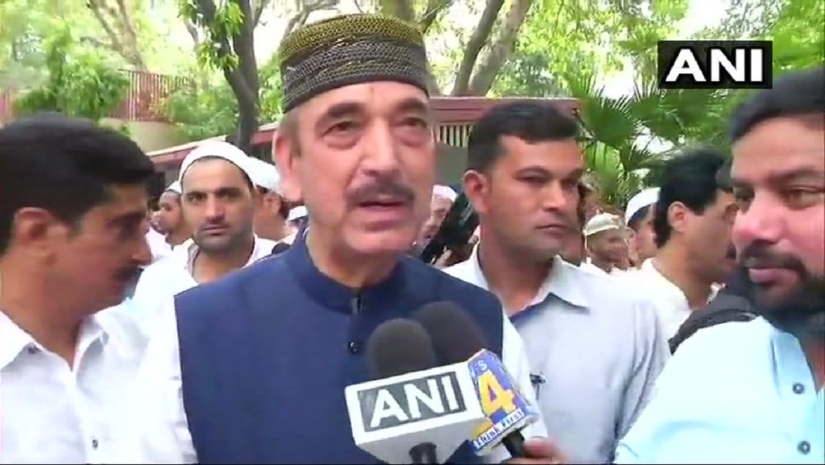 ghulam nabi Azad says Resolve problems of Jammu Kashmir and Ladakh will negotiation