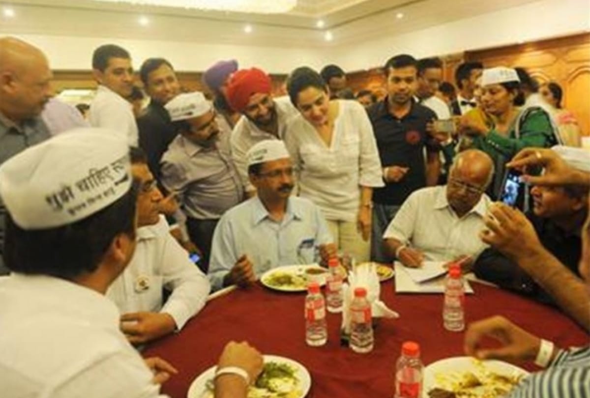 bjp mp pravesh sahib singh says kejriwal should get most shameless oscar for eating alone
