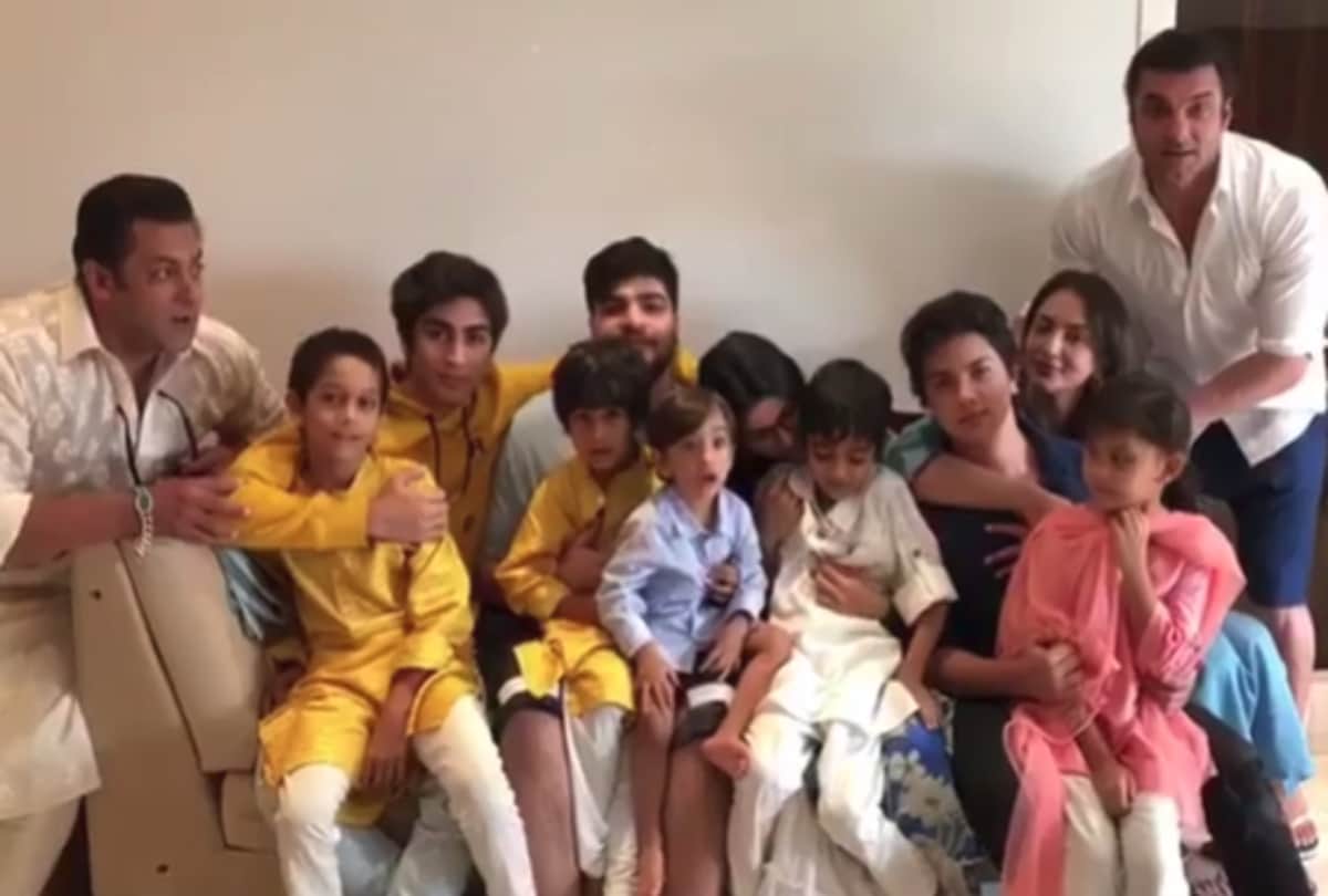 race 3 starrer salman khan eid celebration with kids